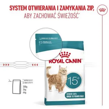 Royal Canin Ageing +15 karma sucha dla kotów dojrzałych 4kg
