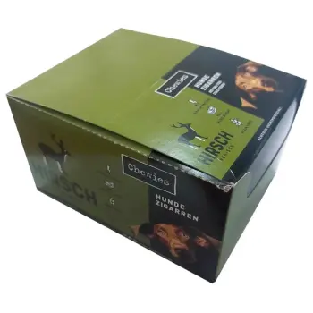Chewies Hundezigarren Hirsch - jeleń BOX 50x25g