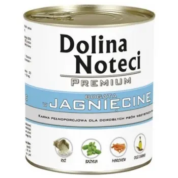 Dolina Noteci Premium Pies Jagnięcina puszka 800g