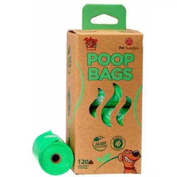 Toby's Choice Ekologiczne (degradowalne) zapachowe worki na odchody 120szt