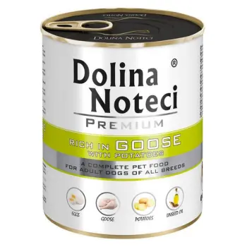 Dolina Noteci Premium Pies Gęś i ziemniaki puszka 800g