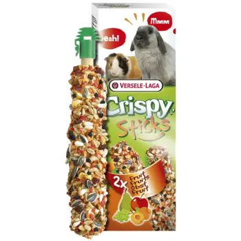 Versele-Laga Crispy Sticks Rabbit & Guinea Pig Fruits - kolby dla królików i świnek z owocami 110g