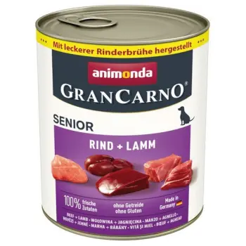 Animonda GranCarno Senior Rind Lamm Wołowina + Jagnięcina puszka 800g