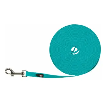 Trixie Easy Life Smycz do tropienia M-L 10m/13mm taśma błękit oceaniczny [19951]