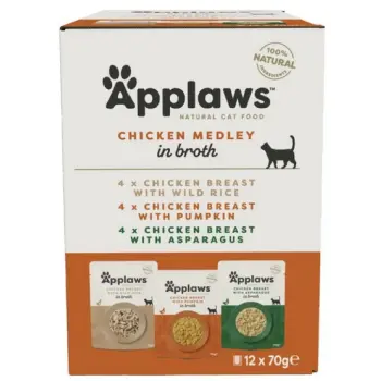 Applaws saszetki dla kota Chicken Selection Multi Pack 12x70g