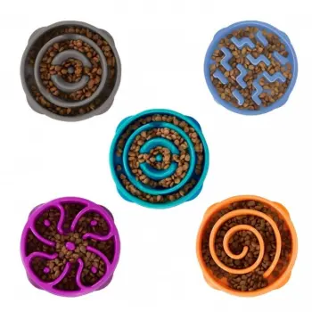 Outward Hound Fun Feeder Mini Miska szara [69891]