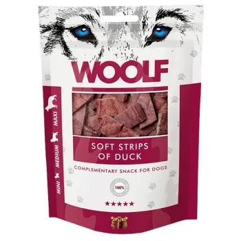 Woolf Soft Strips of Duck 100g