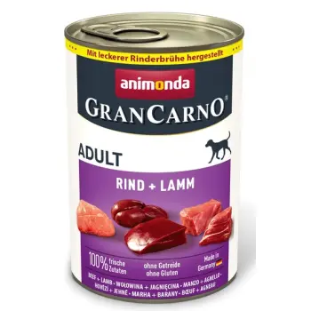Animonda GranCarno Adult Rind Lamm Wołowina + Jagnięcina puszka 400g