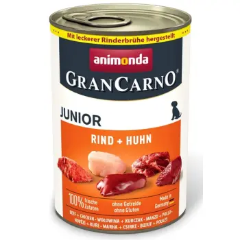 Animonda GranCarno Junior Rind Huhn Wołowina + Kurczak puszka 400g