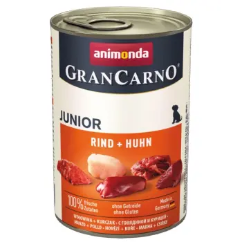 Animonda GranCarno Junior Rind Huhn Wołowina + Kurczak puszka 400g