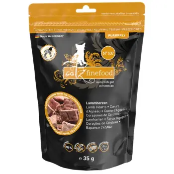 Catz Finefood Purrrrly N.107 Serca jagnięce 35g