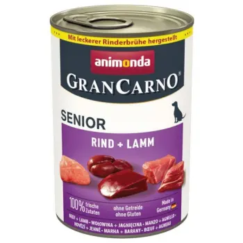 Animonda GranCarno Senior Rind Lamm Wołowina + Jagnięcina puszka 400g