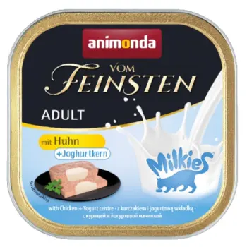 Animonda vom Feinsten Milkies Cat Kurczak + Jogurt tacka 100g