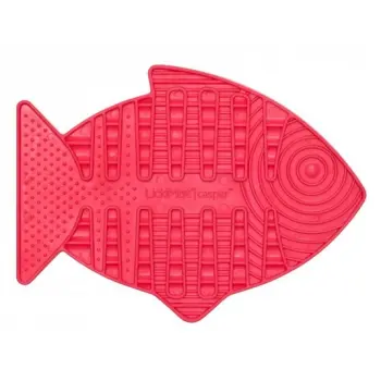 LickiMat Classic Casper Rybka paski miękka różowa