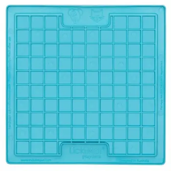 LickiMat Playdate Kwadrat miękki turkusowy