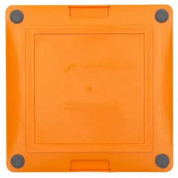 LickiMat Playdate Deluxe/Tuff Kwadrat twardy pomarańczowy