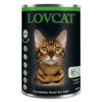 Lovcat Best Turkey & Duck puszka 400g