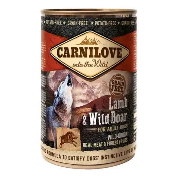 Carnilove Dog Wild Meat Lamb & Wild Boar Adult - jagnię i dzik puszka 400g