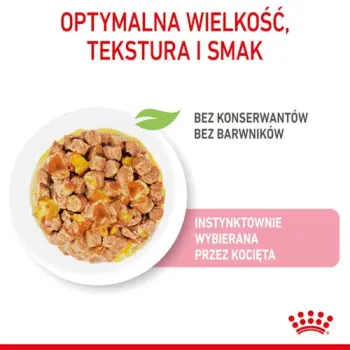 Royal Canin Kitten Sterilised karma mokra w galaretce dla kociąt od 4 do 12 miesiąca życia, sterylizowanych saszetka 85g