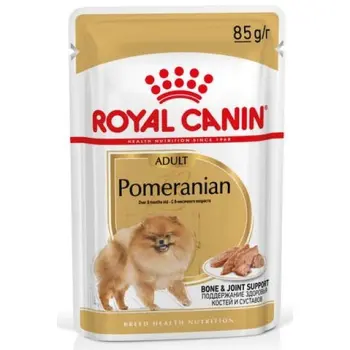 Royal Canin Pomeranian Adult karma mokra dla psów dorosłych rasy szpic miniaturowy, pasztet saszetka 85g