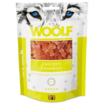 Woolf Soft Chicken Chunkies 100g