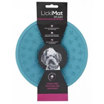 LickiMat Splash miska z przyssawką turkusowa