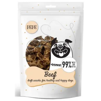 Paka Zwierzaka PEPE Mini Chunkies Beef (wołowina) 80g