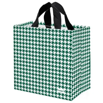 Torba Esy-Floresy 24L pepitka zielono-biała