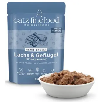 Catz Finefood Classic N.05 Łosoś i drób saszetka 85g