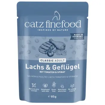 Catz Finefood Classic N.05 Łosoś i drób saszetka 85g