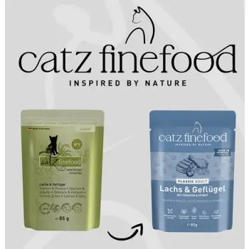 Catz Finefood Classic N.05 Łosoś i drób saszetka 85g