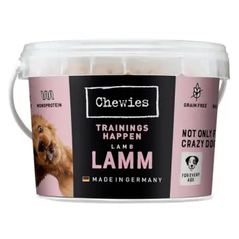 Chewies Trainings-Happen Jagnięcina monobiałkowe, bezzbożowe wiaderko 300g