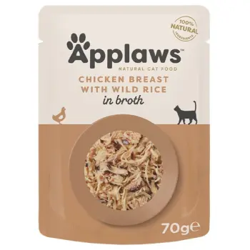 Applaws saszetka dla kota Kurczak i Dziki Ryż 70g