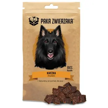 Paka Zwierzaka Chunkies Kaczka 100% 80g