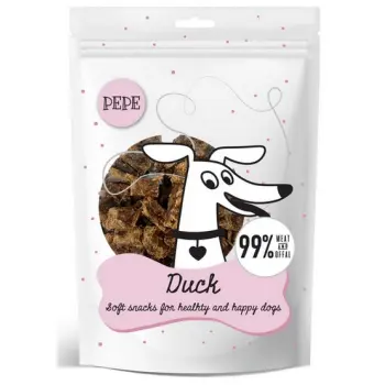 Paka Zwierzaka PEPE Mini Chunkies Duck (kaczka) 80g