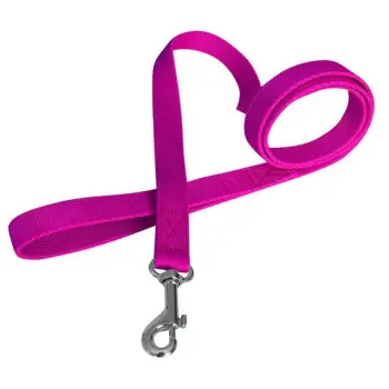 CHABA Smycz taśma gładka 20mm/130cm fuksja