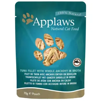 Applaws saszetka dla kota Tuńczyk, Anchois i Wodorosty 70g