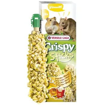 Versele-Laga Crispy Sticks Hamster & Rat Popcorn & Honey - kolby dla chomików i szczurów z popcornem i miodem 110g