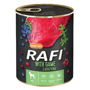 Rafi Pies Dziczyzna puszka 800g