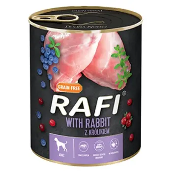 Rafi Pies Królik puszka 800g