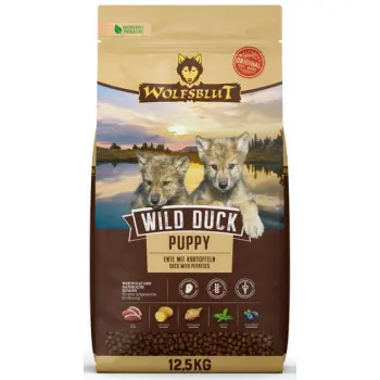Wolfsblut Dog Wild Duck Puppy kaczka i bataty 12,5kg