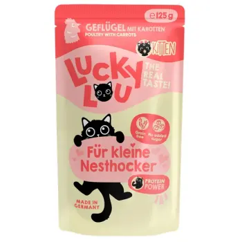 Lucky Lou Lifestage Kitten Drób saszetka 125g