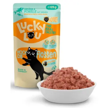 Lucky Lou Lifestage Adult Drób i pstrąg saszetka 125g
