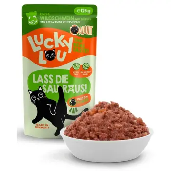 Lucky Lou Lifestage Adult Wołowina i dzik saszetka 125g