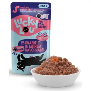 Lucky Lou Lifestage Adult Drób i owady saszetka 125g