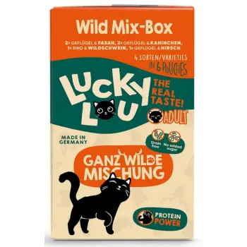 Lucky Lou Lifestage Adult Wild Mix-Box saszetki 6x125g