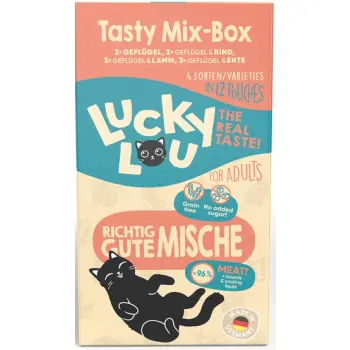 Lucky Lou Lifestage Adult Tasty Mix-Box saszetki 12x125g