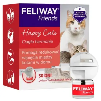 Feliway Friends - kocie feromony Zestaw Startowy (Dyfuzor+wkład)