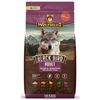 Wolfsblut Dog Black Bird Adult - indyk i bataty 12,5kg