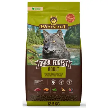 Wolfsblut Dog Dark Forest dziczyzna i bataty 12,5kg